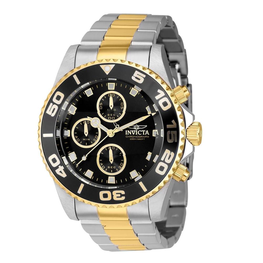 NWT Invicta 43407 Pro Diver | Chronograph | Black | Men's Watch